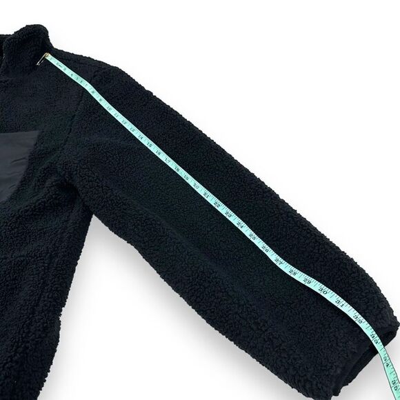 INC International Concepts Sherpa Jacket Mens Size Large L Black Full Zip Fleece - Picture 12 of 12
